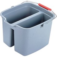 17 Qt Double Pail, Gray